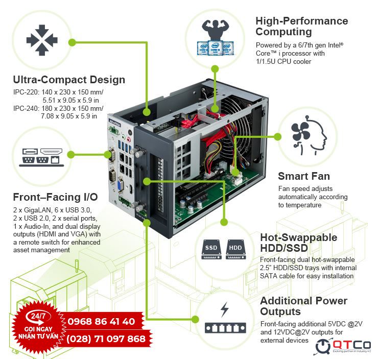 Máy tính công nghiệp Advantech 2 May tinh cong nghiep Advantech