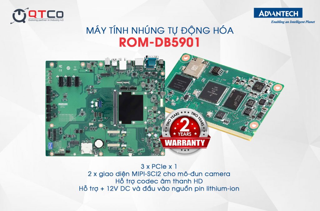 Máy tính nhúng tự động hóa ROM-DB5901 2 AD rom 5420