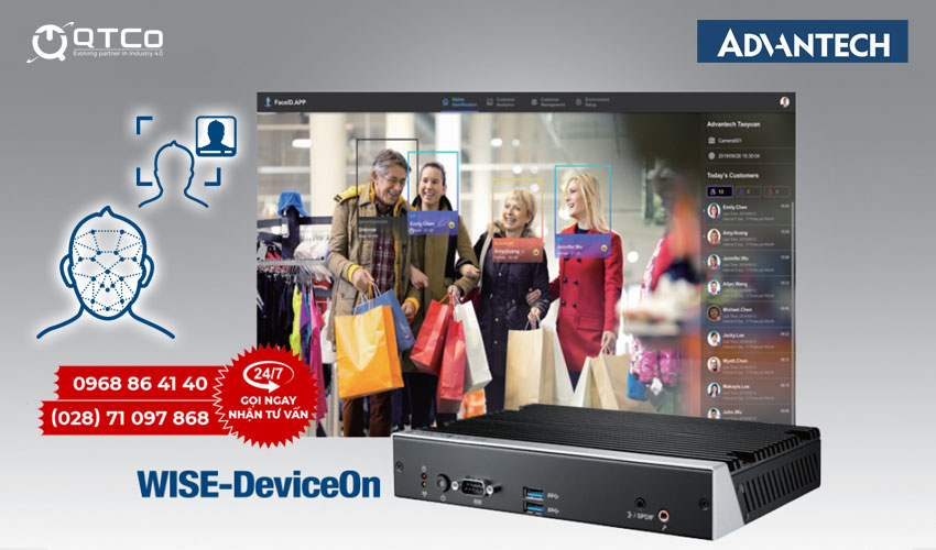 Hộp suy luận Edge AI Advantech EI-A100-S61A1 dùng cho trạm kiểm tra thị giác