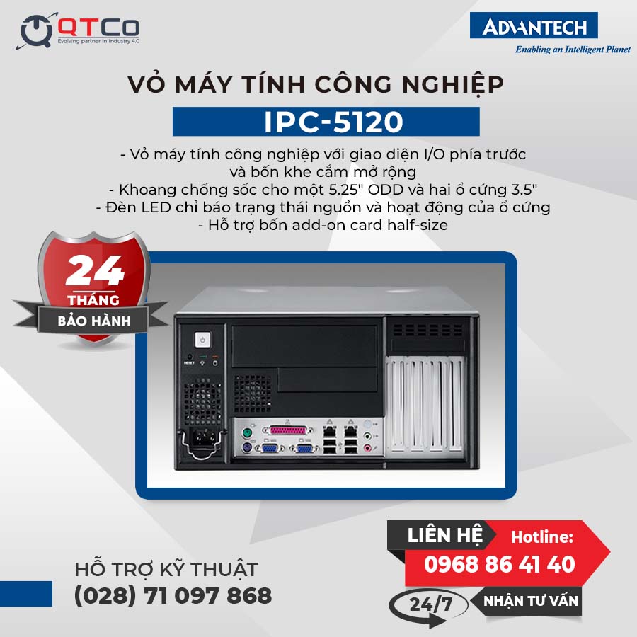Máy tính công nghiệp Advantech ipc-5120-30zbe 3 Ipc-5120-30zbe