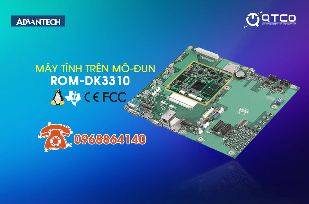 Bộ kit đánh giá ROM-DK3310 của Advantech cho mô-đun ROM-3310