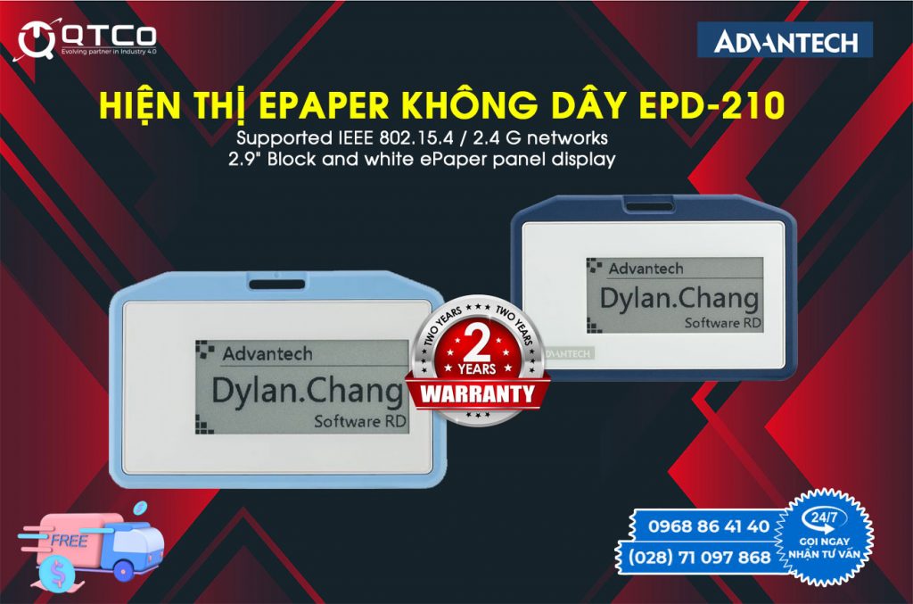 Hien thi Epaper khong day EPD-210