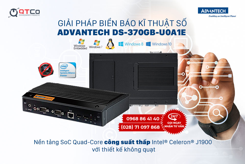 Đầu phát biển báo kỹ thuật số Advantech DS-370GB-U0A1E