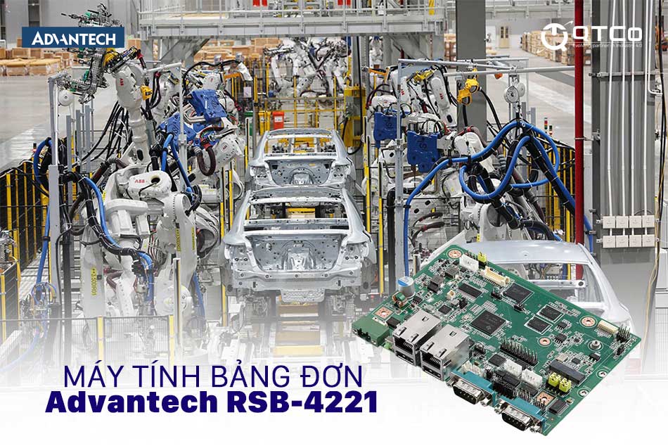 Bo mạch đơn công nghiệp Advantech RSB-4221 khổ 3,5 inch nền ARM
