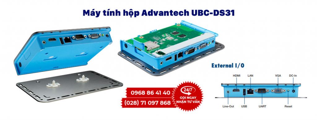 Máy tính hộp Advantech UBC-DS31 2 May tinh hop Advantech UBC-DS31