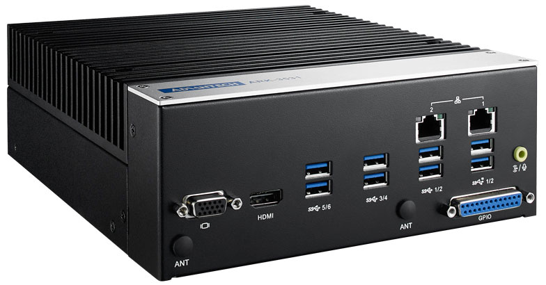 Máy tính nhúng không quạt hiệu suất cao Advantech ARK-3531-00A1 3 Advantech ARK-3531-00A1 back