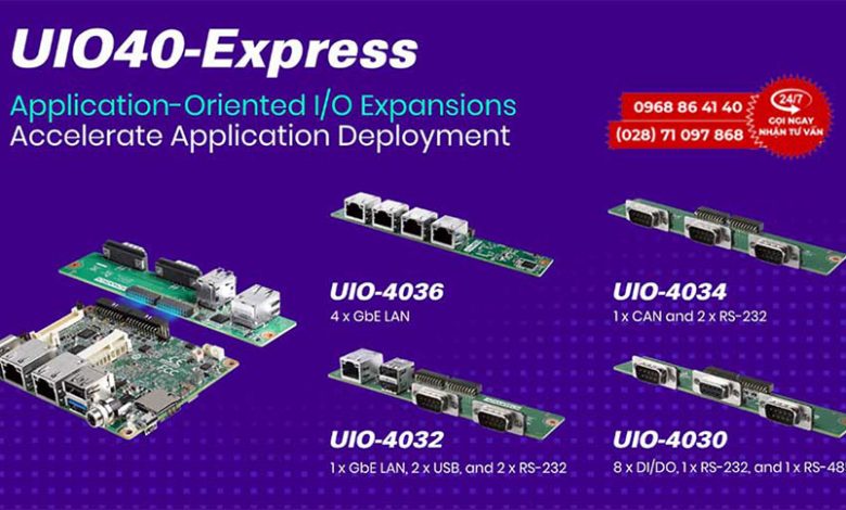 Máy tính bo mạch đơn 2,5 " Advantech UIO40-Express 1 ad UIO40 Express bia 1
