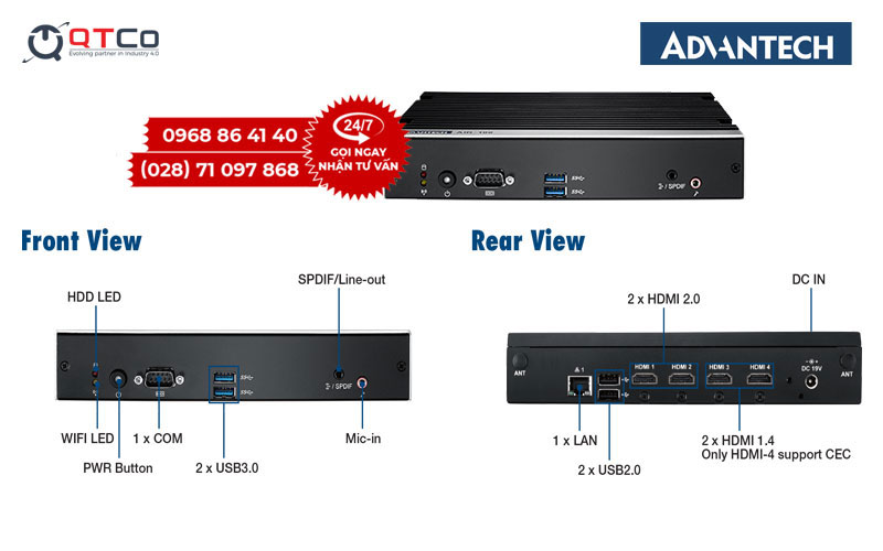 FaceView Advantech a100 