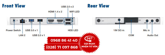 Giải pháp bảng hiệu kỹ thuật số siêu mỏng DS-066GB-U0A1E Advantech 2 DS-066GB-U0A1E detail