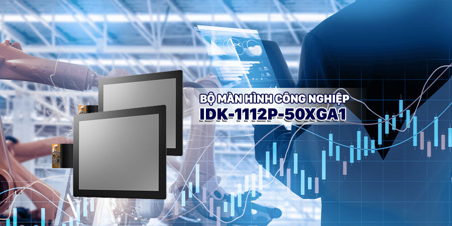 IDK-1112P-50XGA1 - bộ màn hình XGA 12,1 inch góc nhìn 178 độ