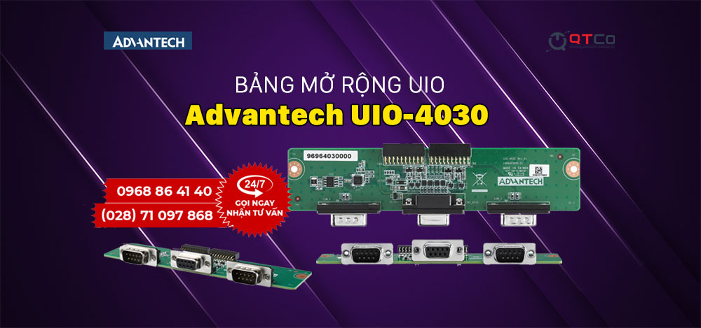 Thẻ mở rộng vào ra Advantech UIO-4030 theo chuẩn UIO40