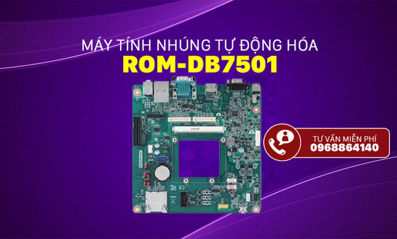 Máy tính nhúng tự động hóa ROM-DB7501