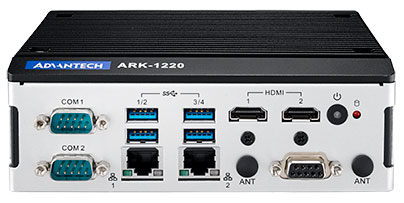 Máy tính công nghiệp không quạt ARK-1220L-S6A2 Advantech 3 Máy tính nhúng không quạt nhỏ gọn ARK-1220L-S6A2 Advantech