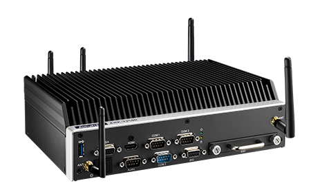 Máy tính công nghiệp không quạt Advantech ARK-2250R đặt trong tủ điều khiển