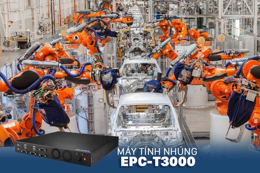 Máy tính nhúng Advantech EPC-T3000 dùng trong hệ thống tự động hóa