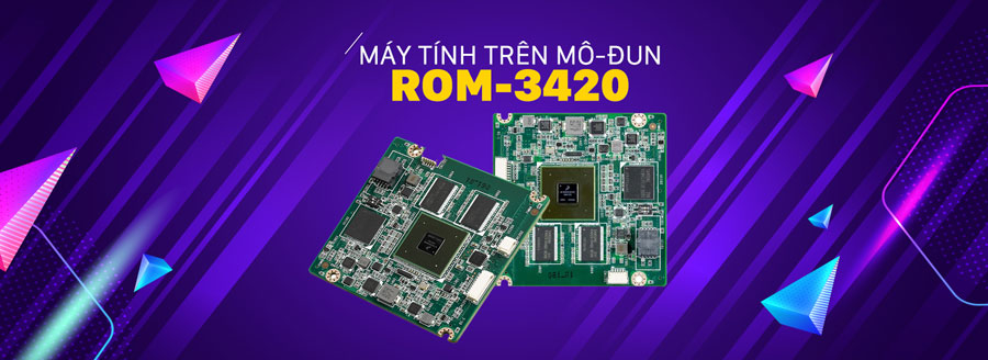 Mô-đun máy tính Advantech ROM-3420 chuẩn RTX 2.0 khổ 68 x 68 mm