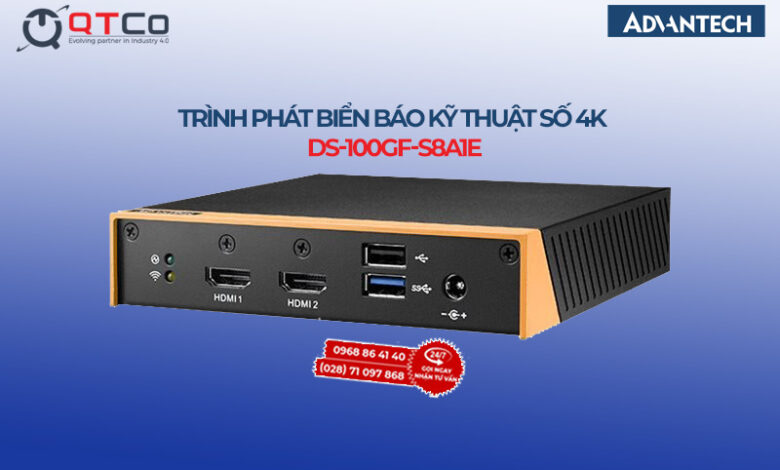 Trình phát biển báo kỹ thuật số 4K DS-100GF-S8A1E 1 DS 100GF S8A1E 1