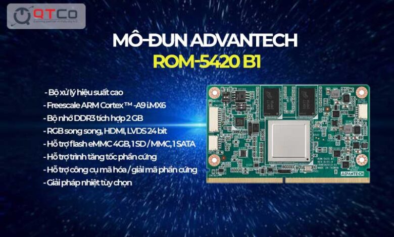 Máy tính trên mô-đun Advantech ROM-5420 B1 1 ROM 5420 B1 2