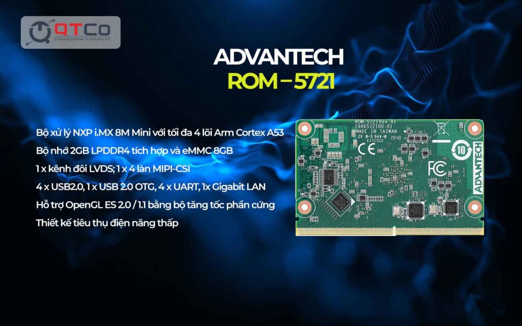 Máy tính trên mô-đun Advantech ROM-5721 3 ROM – 5721