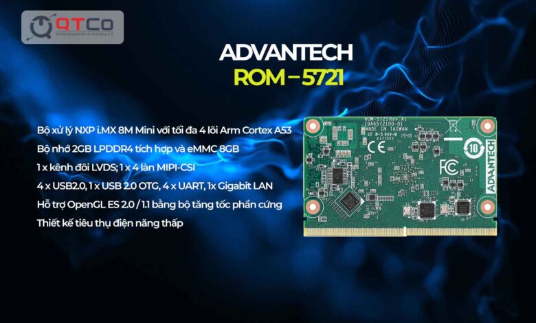 Máy tính trên mô-đun Advantech ROM-5721 1 ROM 5721 4