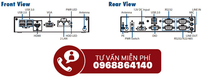 Máy tính nhúng EPC-S101AQ-S0A1