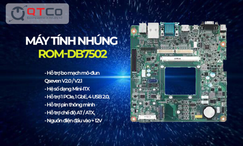 Máy tính nhúng tự động hóa ROM-DB7502 1 rom db7502