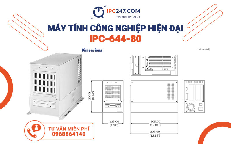 Advantech IPC-644-80 - Dòng máy tính công nghiệp hiện đại 2 Máy tính công nghiệp hiện đại Advantech IPC-644-80