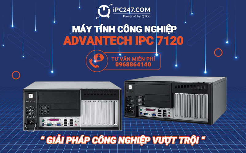 Advantech IPC-7120 lắp trong xưởng sản xuất