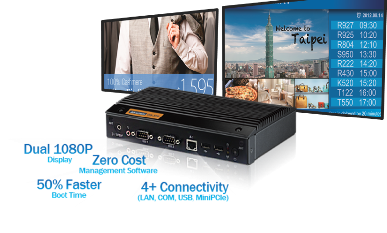 Giải pháp bảng hiệu kỹ thuật số đa màn hình DS-780GB-U3A1E 1 bang hieu ky thuat so da man hinh DS 780GB U3A1E Advantech