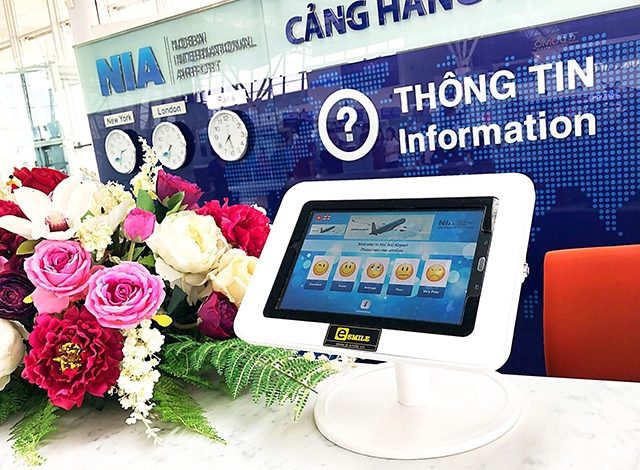san bay thong minh ket noi bang cong nghe di dong