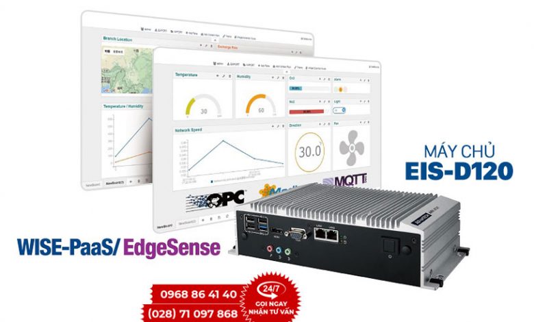 EIS-D120 Advantech mang đến cho người dùng giải pháp hoàn thiện hơn nhằm thu thập dữ liệu IoT với trí tuệ nhân tạo cho đến thiết bị cuối, ngoại biên, đám mây