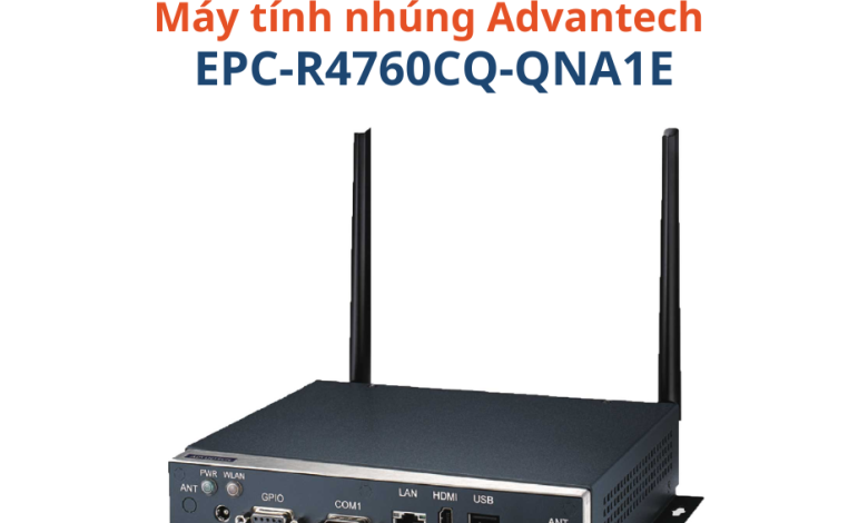 EPC-R4760CQ-QNA1E sử dụng bộ vi xử lý Qualcomm ARM® Cortex®-A53 APQ8016 hỗ trợ hiển thị full HD và nâng cấp giải pháp không dây trên bo mạch - Wi-Fi, BT và GPS. RSB-4760 cũng có các khe cắm mini PCIe, M.2 và thẻ SIM để mở rộng khả năng mở rộng