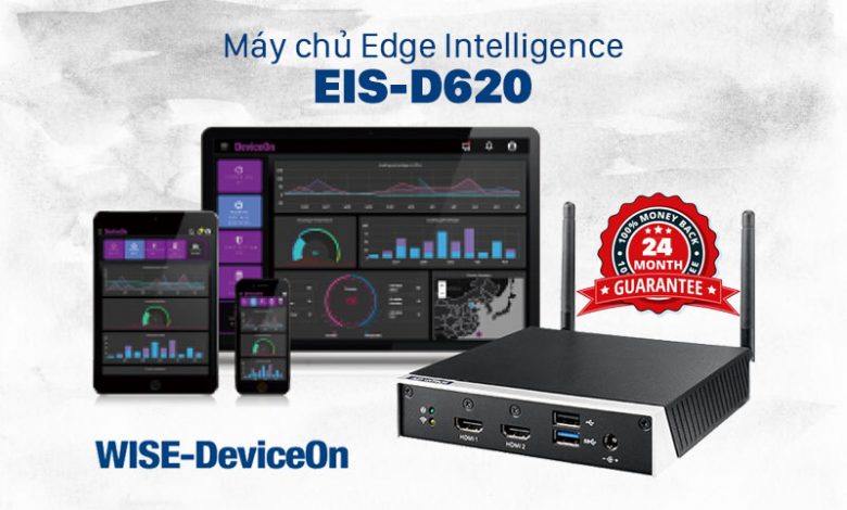 EIS-D620 được nâng cấp về phần cứng tích hợp cộng với phần mềm để xây dựng các ứng dụng Edge-To-Cloud
