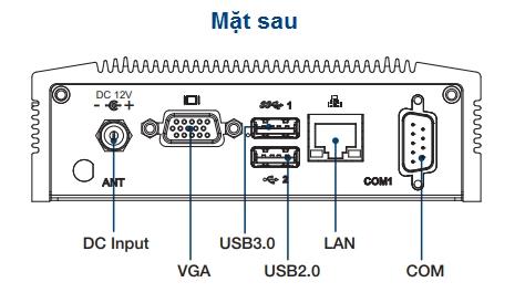Máy tính nhúng không quạt Advantech ARK-10 mã ARK-10-U0A2E 5 ARK 10 U0A2E